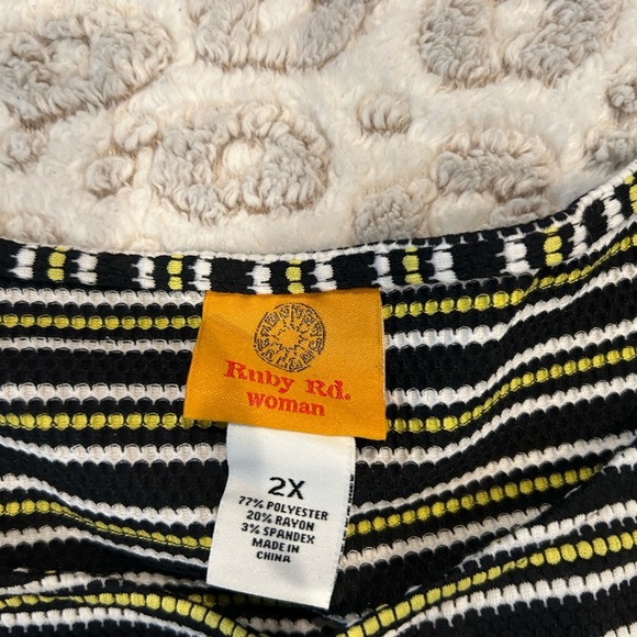 NWT Ruby Rd. Women’s Plus Size 2X Top - Picture 5 of 9